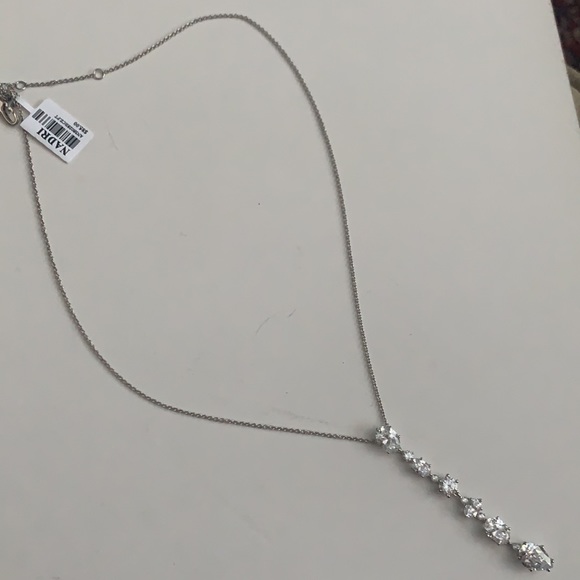 Nadri Frolic Linear Necklace
RHODIUM - Picture 1 of 7